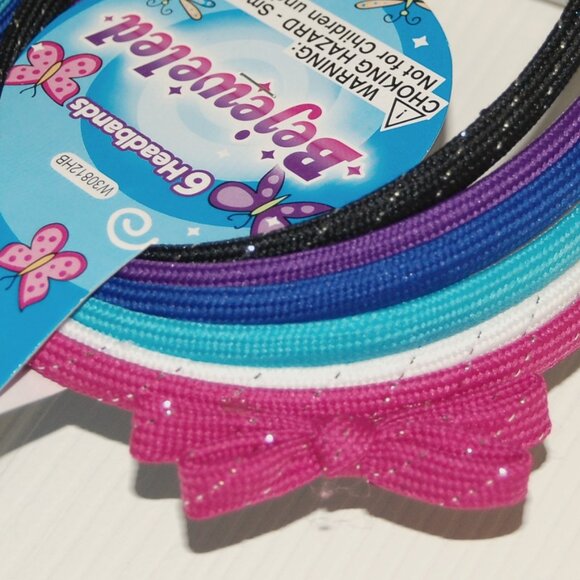 NWT Bejeweled 6-Pack Headbands, Girls Age 3 & Up - Picture 4 of 6